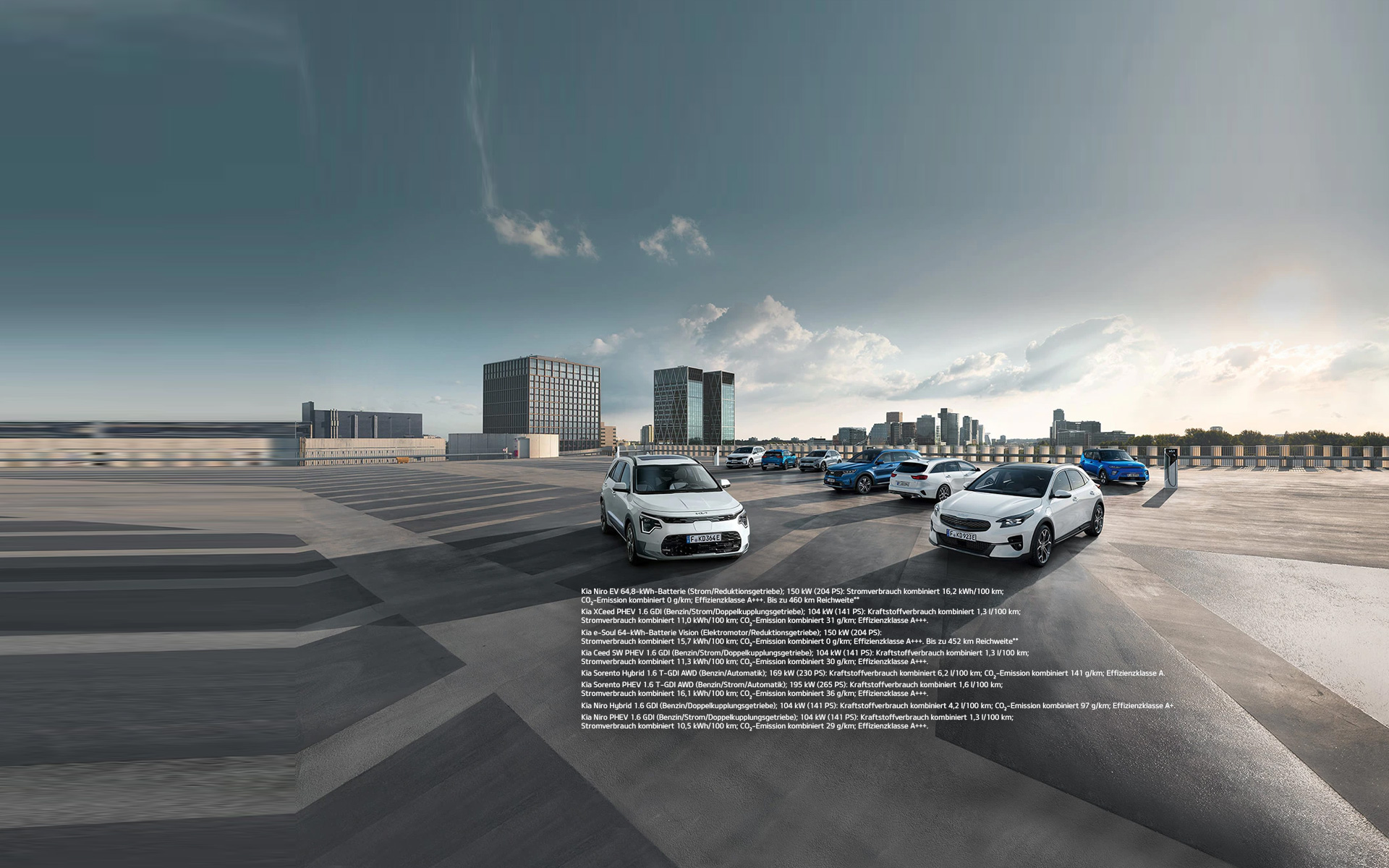Kia Elektro- und Hybridmodelle