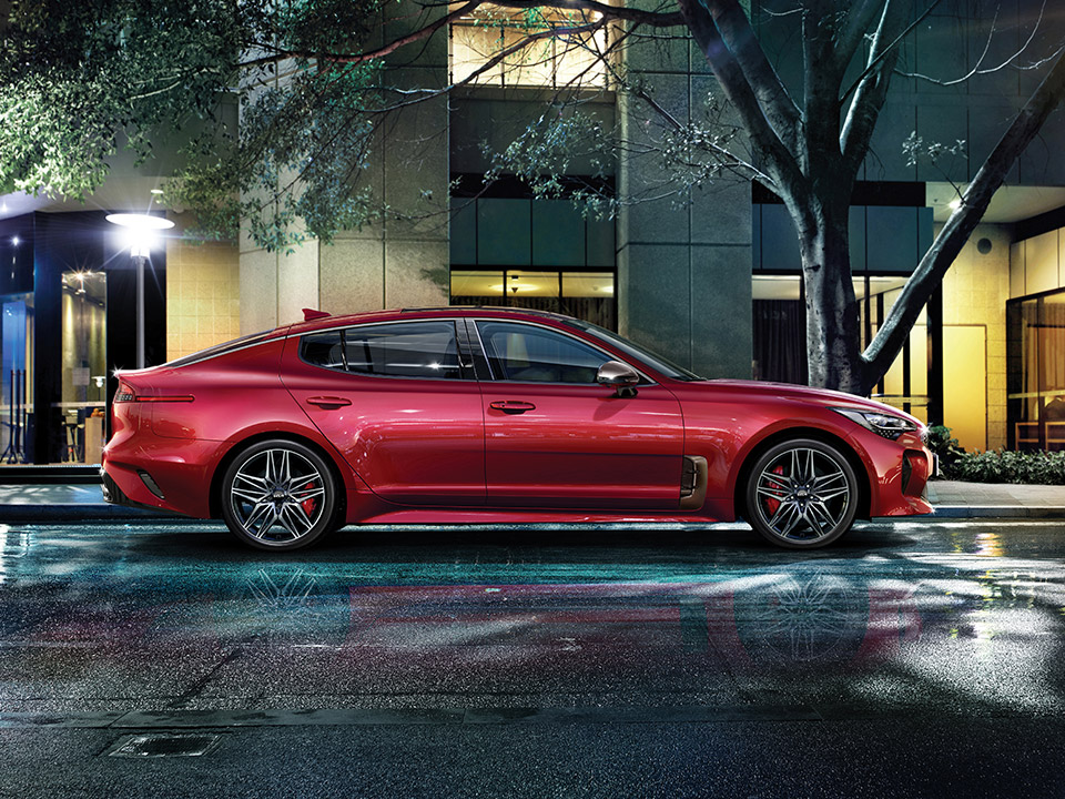 Neuer Kia Stinger GT Karosseriedesign