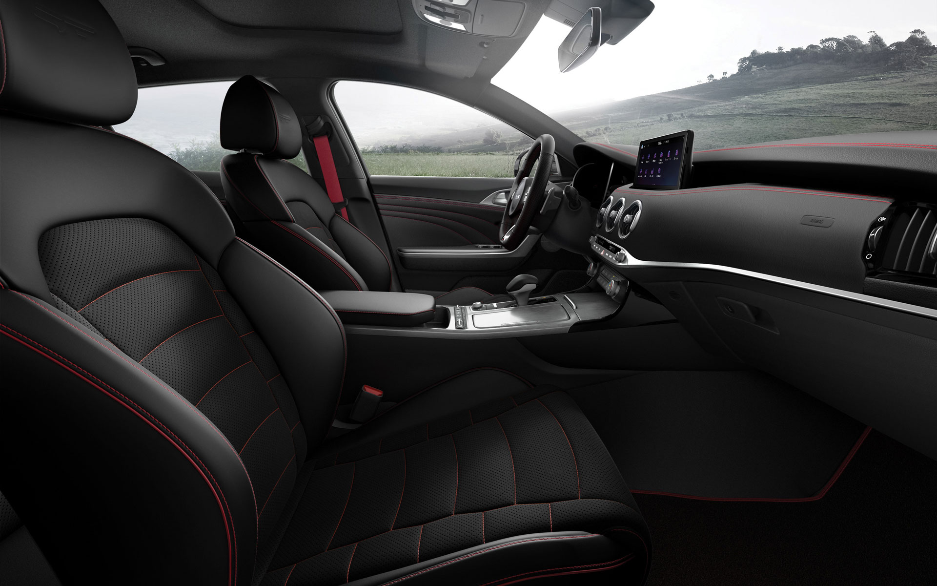 New Kia Stinger GT comfort and spacious cabin