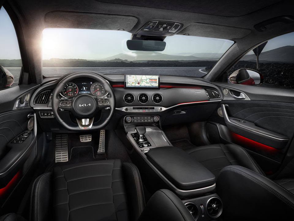 Neuer Kia Stinger GT Sitze