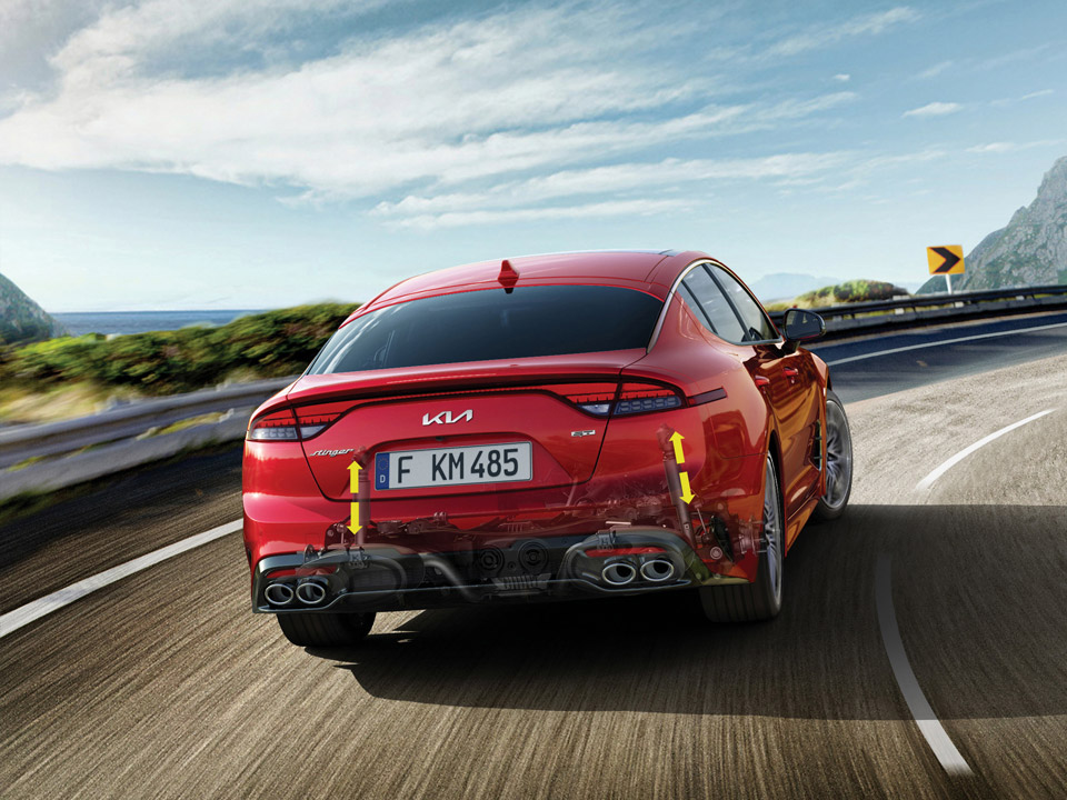 Neuer Kia Stinger GT Begeisterung beim Fahren